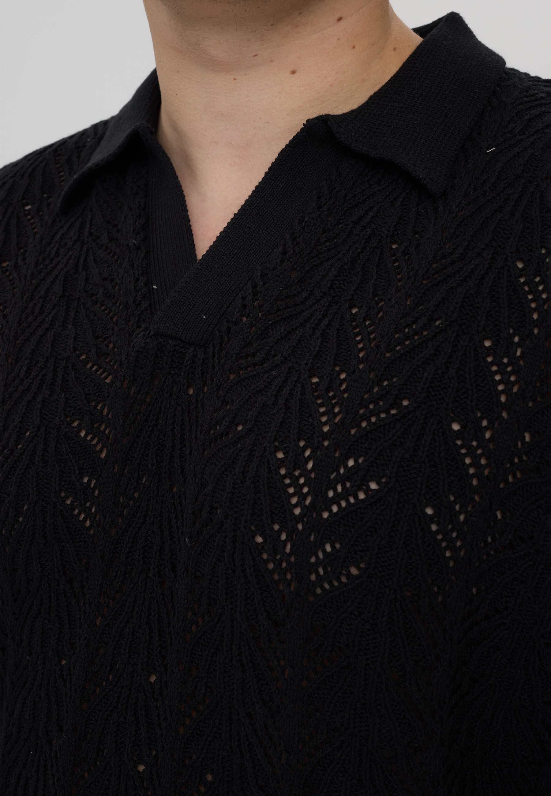 DXNMXRK. DXFane Knitwear Black