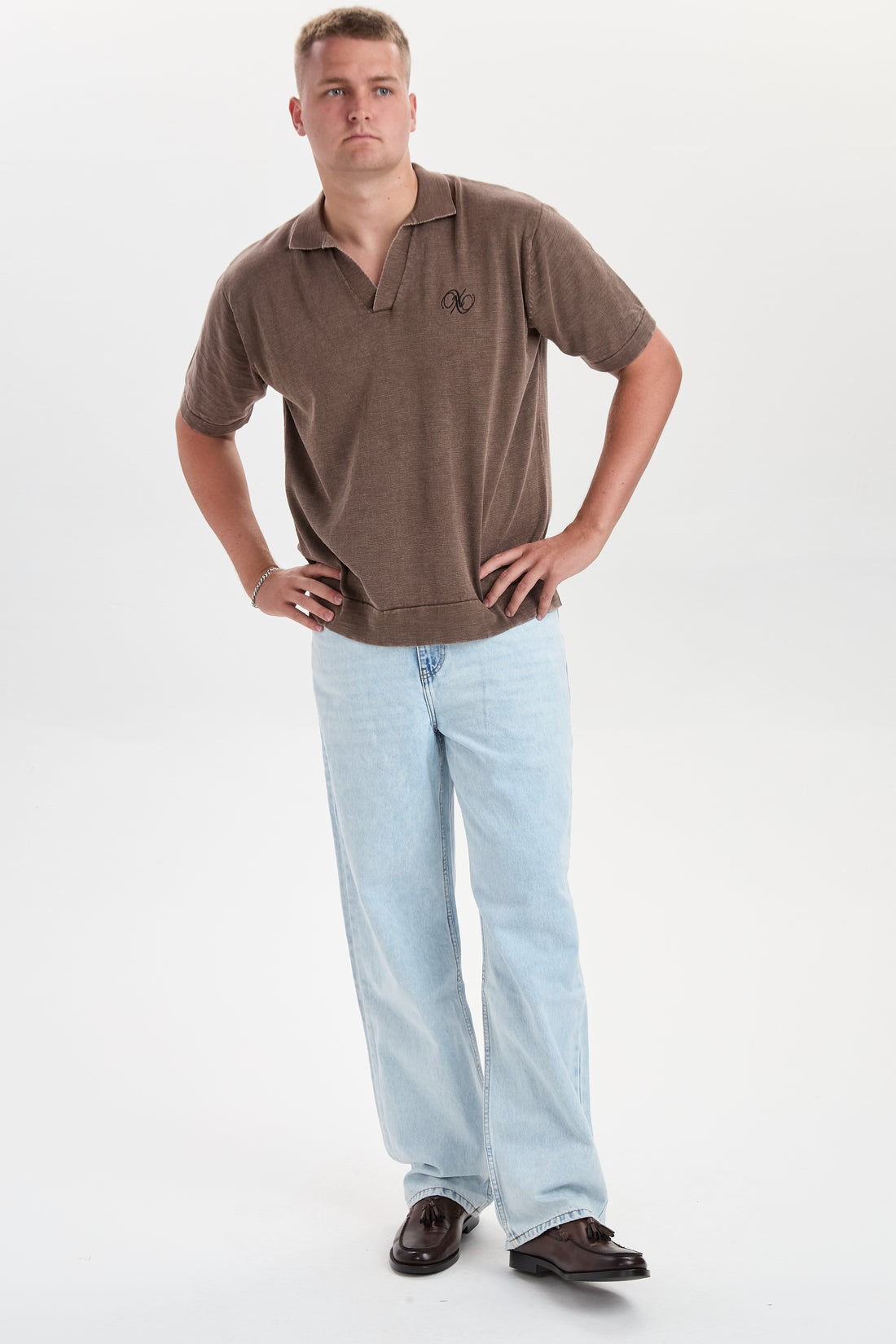 DXHector Relaxed Fit Jeans Light Blue