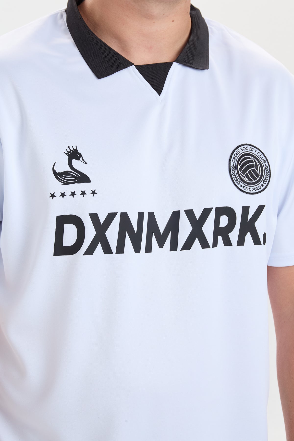 DXSoccer White Football Jersey